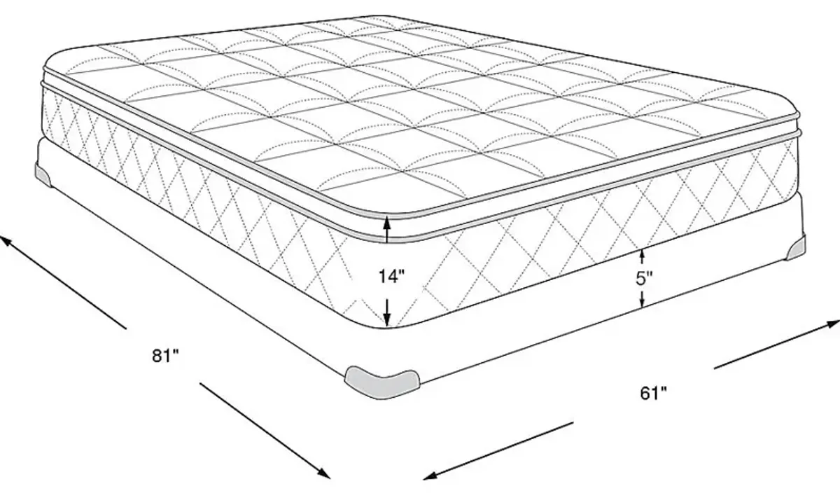 Serta Luxe Edition Adria Coast Queen Low Profile Mattress Set