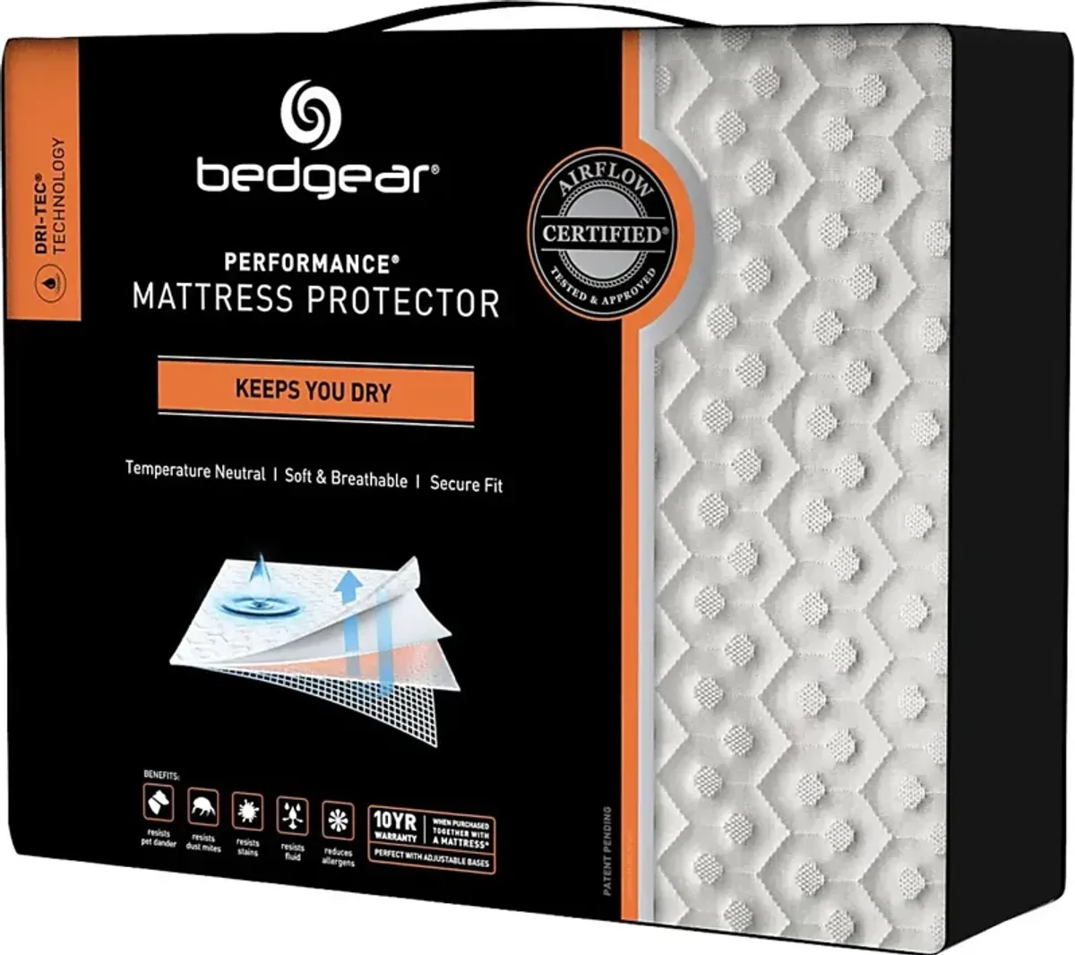 Bedgear Dri-Tec Twin Mattress Protector