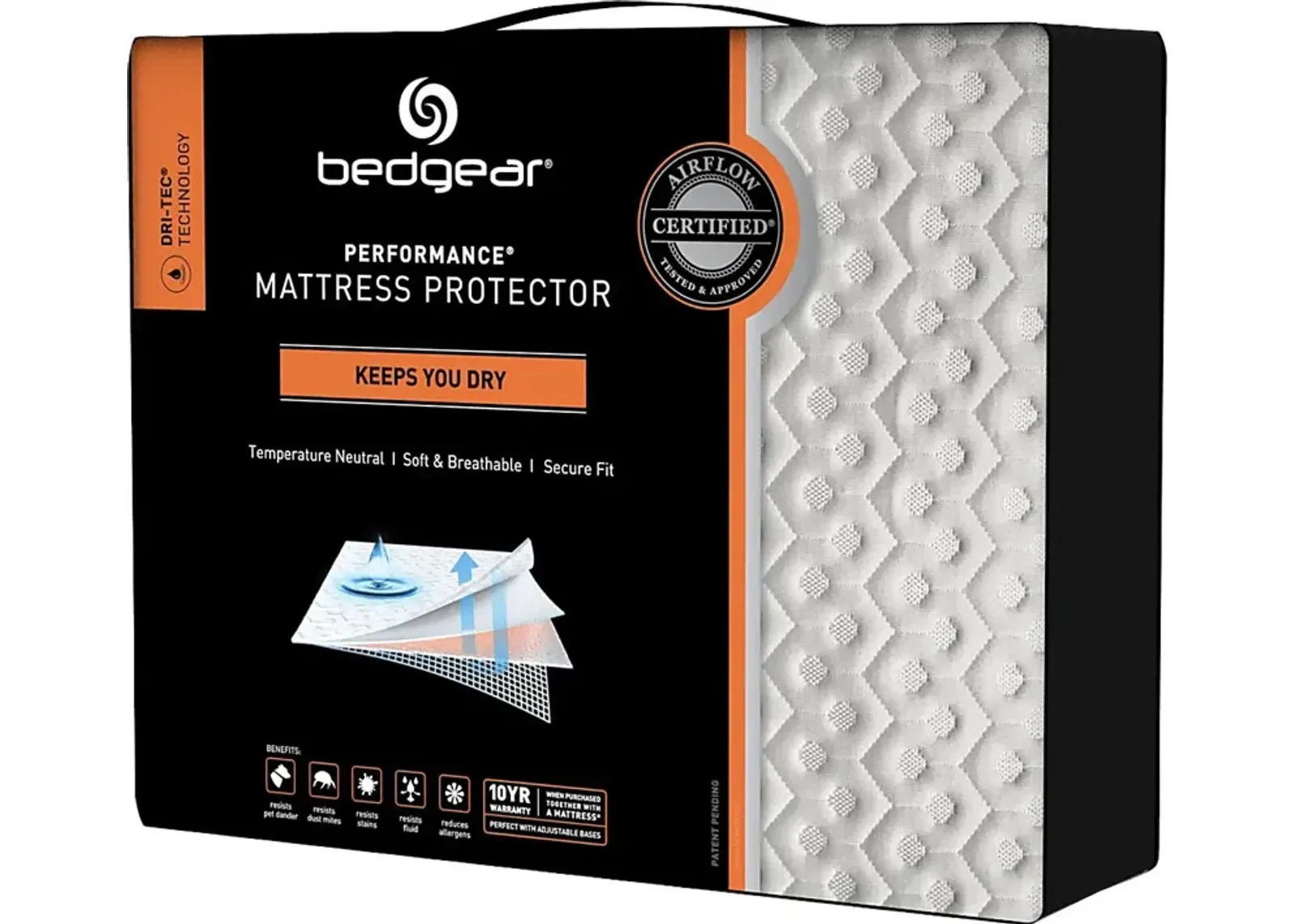 Bedgear Dri-TecTwin Mattress Protector