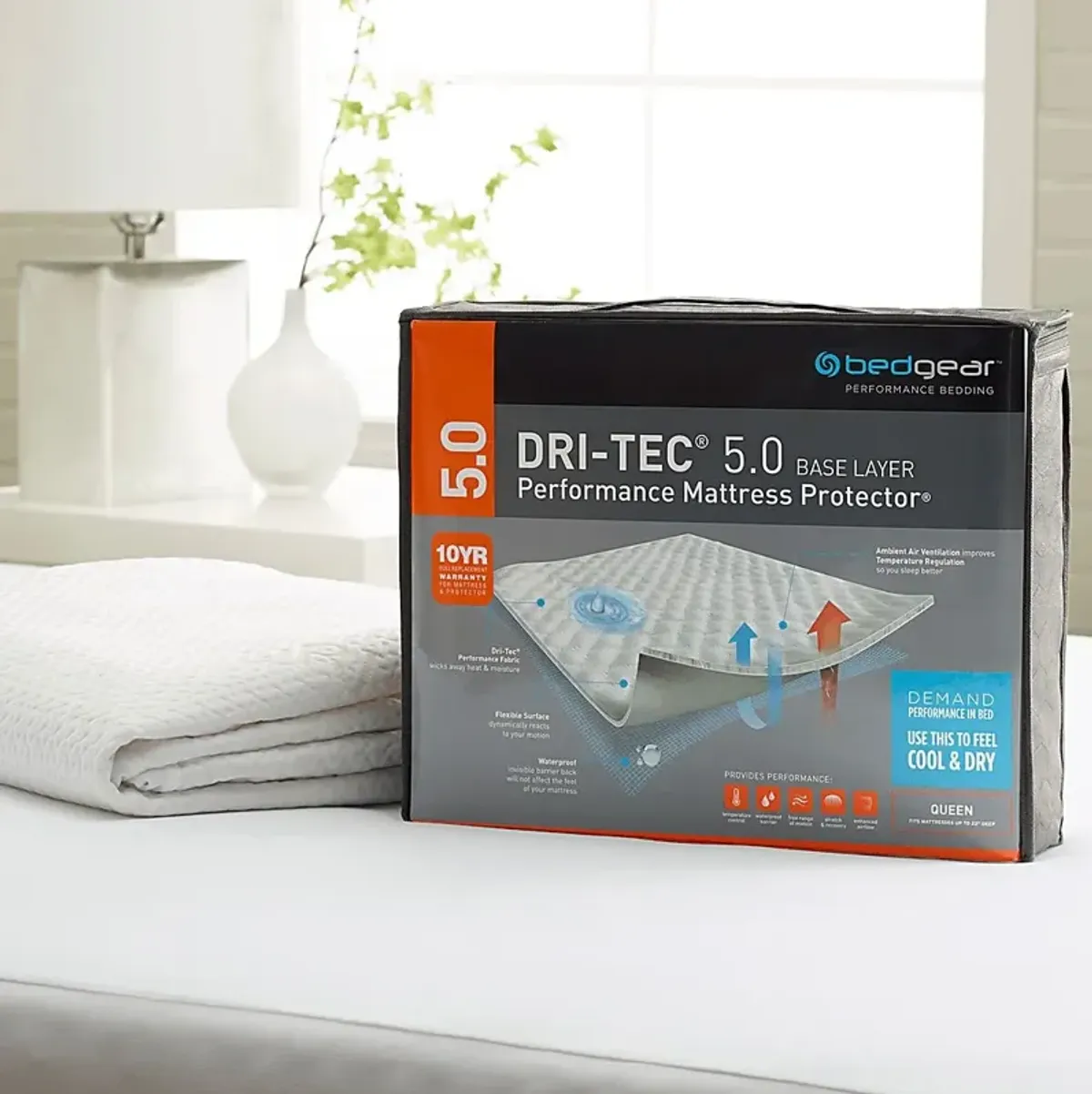 Bedgear Dri-Tec Queen Mattress Protector