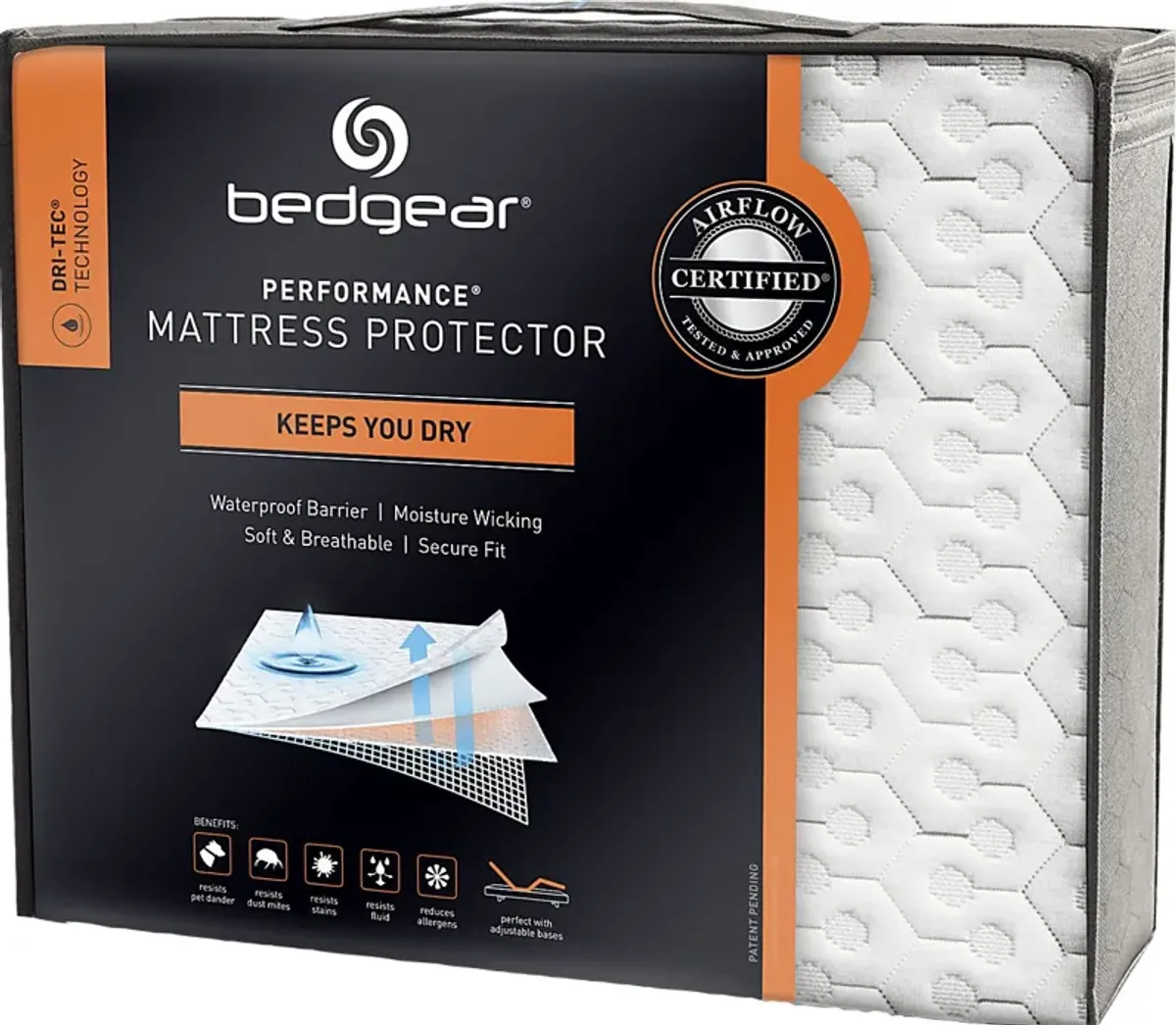 Bedgear Dri-Tec Split King Mattress Protector (2 TWXL)