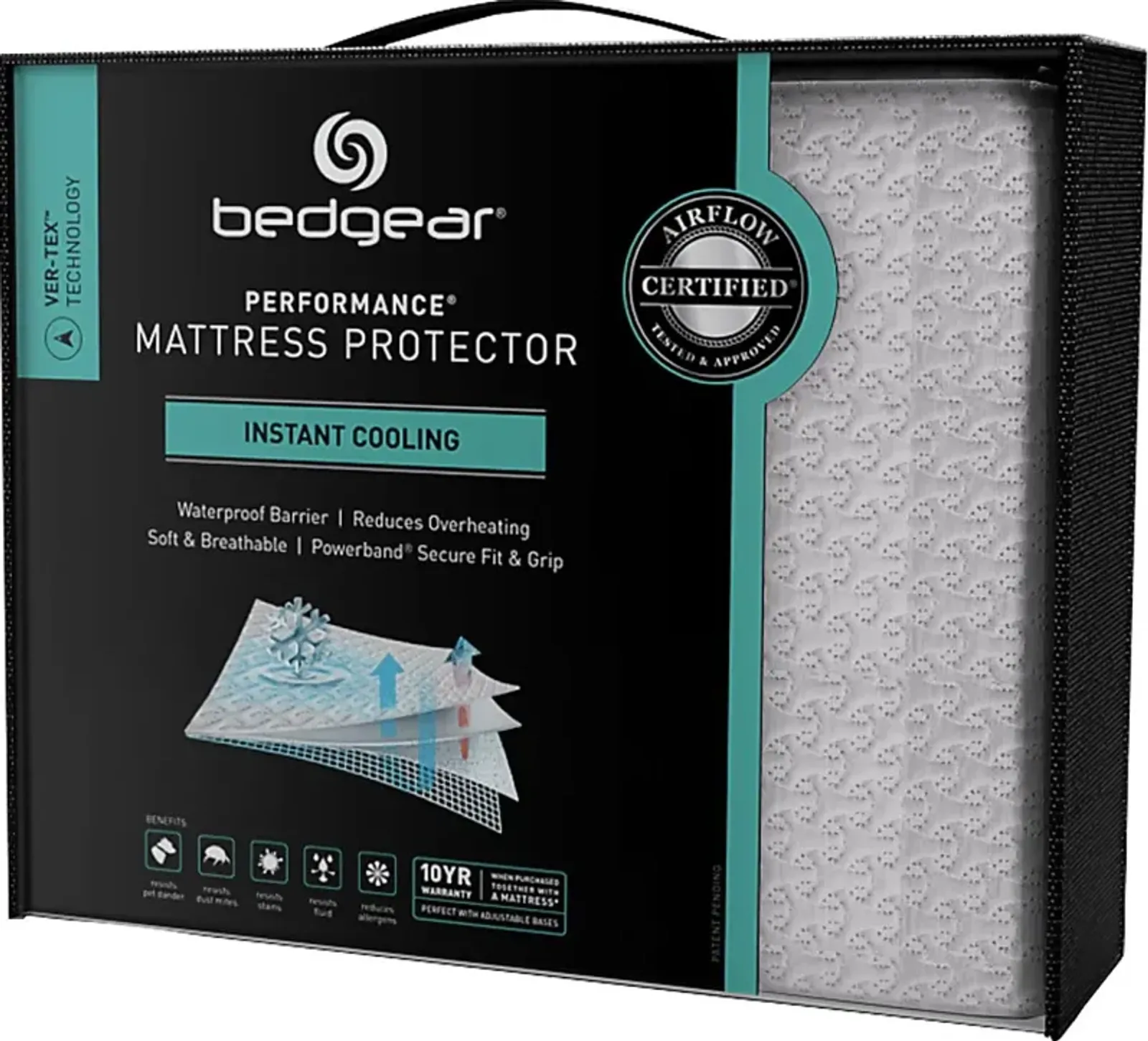 Bedgear Ver-Tex Twin Mattress Protector