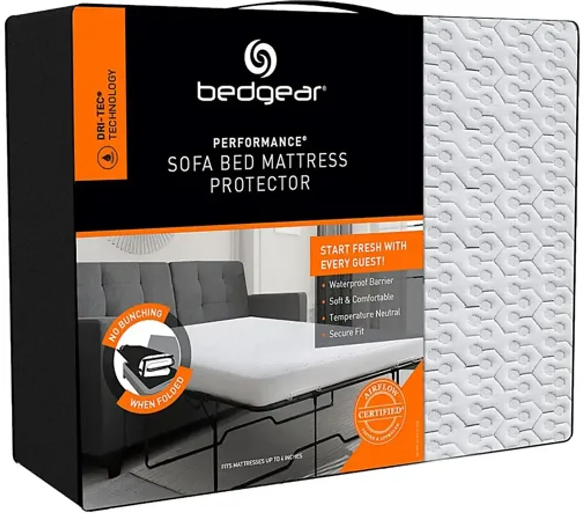 Bedgear Dri-Tec Performance Queen Sleeper Mattress Protector