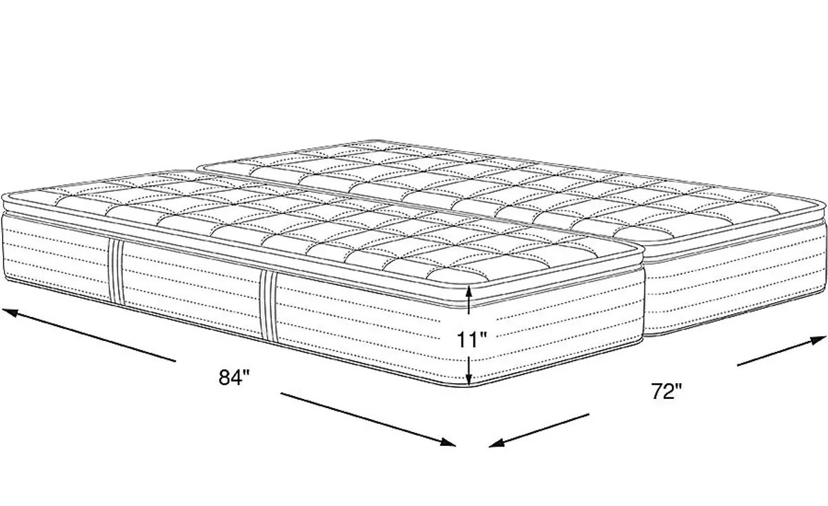 Tempur-Pedic Adapt 2.0 Medium Hybrid Split California King Mattress Pair