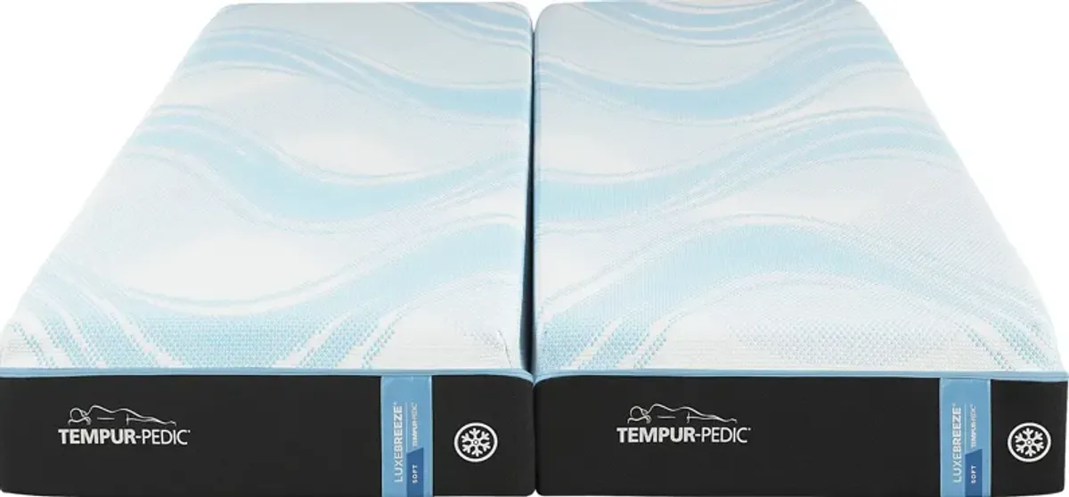 Tempu-Pedic LuxeBreeze 2.0 Soft Split California King Mattress Pair