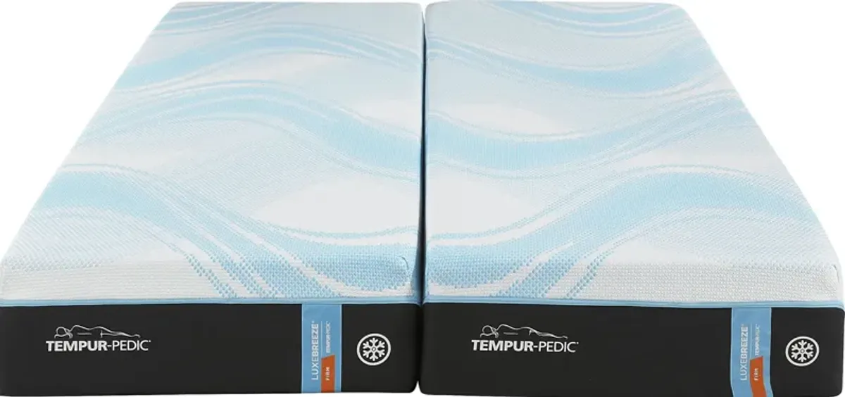 Tempur-Pedic LuxeBreeze 2.0 Firm Cooling Foam Split California King Mattress Pair