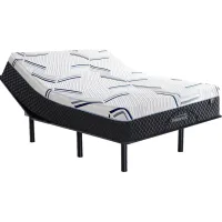Therapedic Whexley Queen Mattress with Head Up Only Base