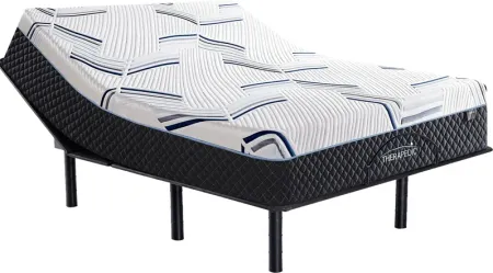 Therapedic Whexley King Mattress with Head Up Only Base