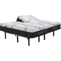 Therapedic Whexley Split King Mattress with Head Up Only Base