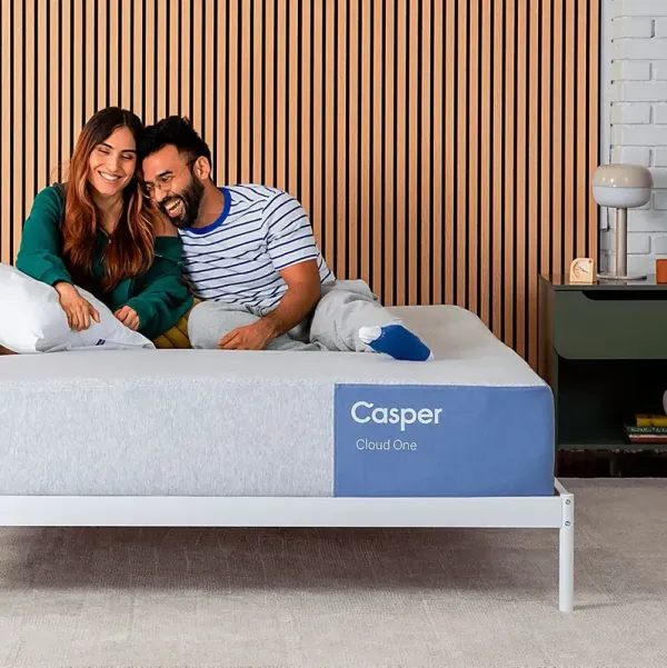 Casper Cloud One Queen Mattress with Head Up Only Base
