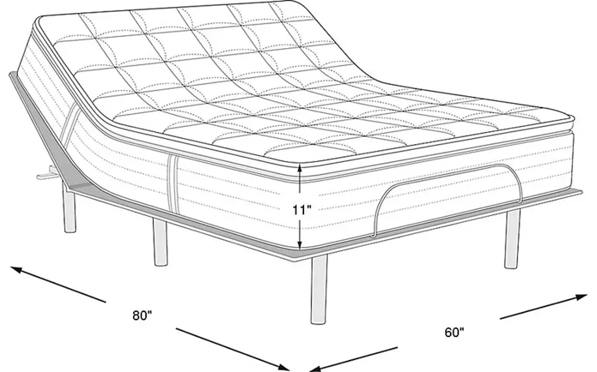 Casper One Queen Mattress with Head Up Only Base