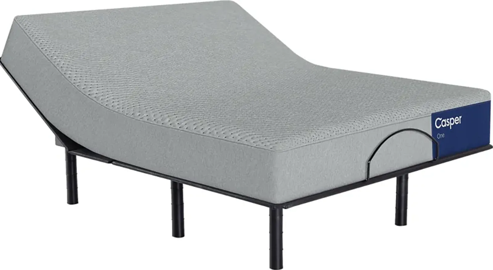 Casper One Queen Mattress with Head Up Only Base