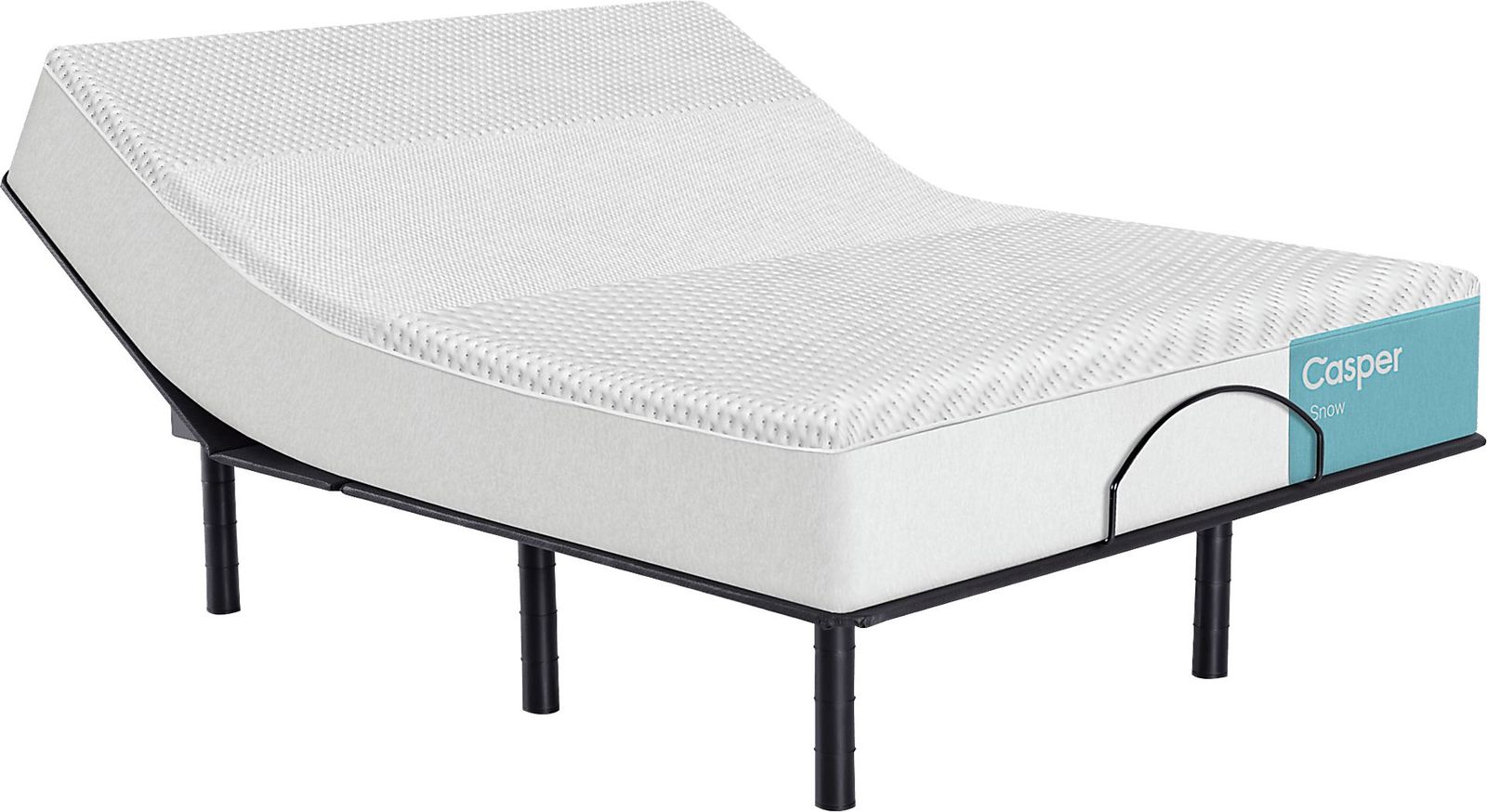 Casper Snow 2.0 Queen Mattress with Head Up Only Base