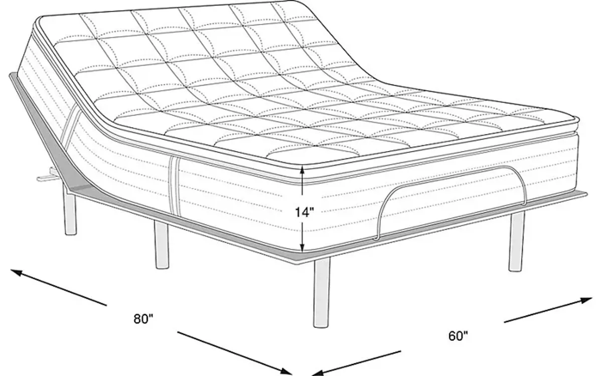 Casper Dream Max Queen Mattress with Head Up Only Base