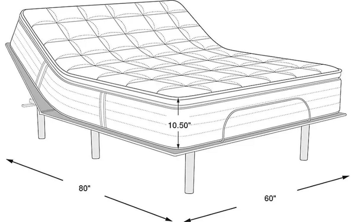 Casper Onyx 2.0 Queen Mattress with Head Up Only Base