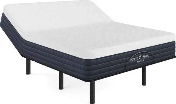 Rooms-a-Pedic QuadTech 12 Queen Mattress with Head Up Only Base