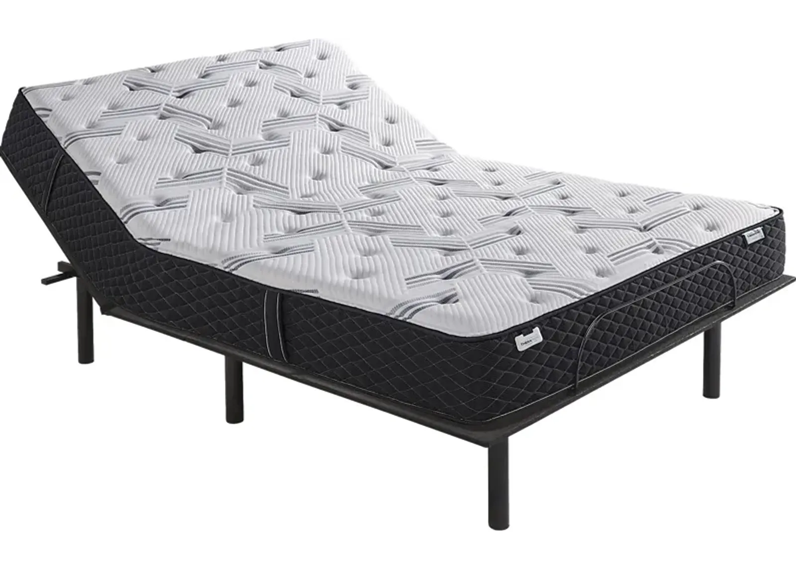 Therapedic Essence Queen Mattress with Head Up Only Base