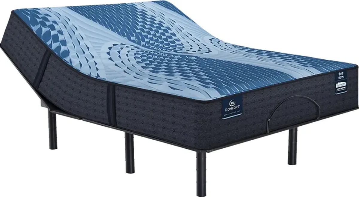 iComfort Aspire Medium Queen Mattress Set with Head Up Only Base