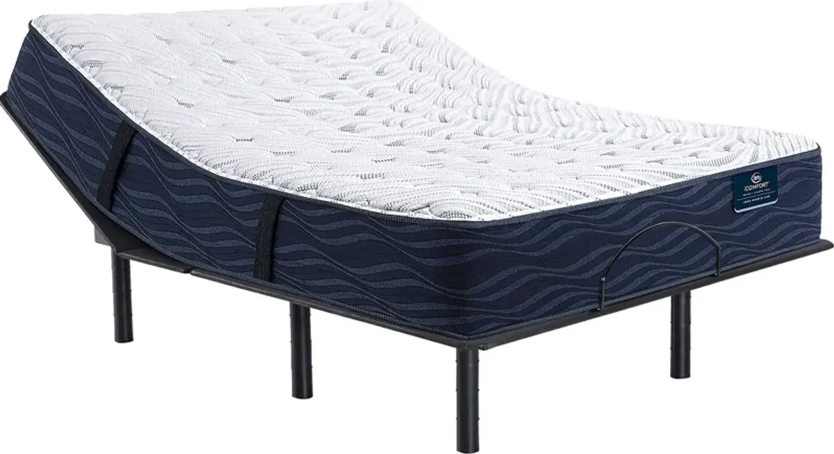 iComfort Q10 Medium Hybrid Queen Mattress with Head Up Only Base