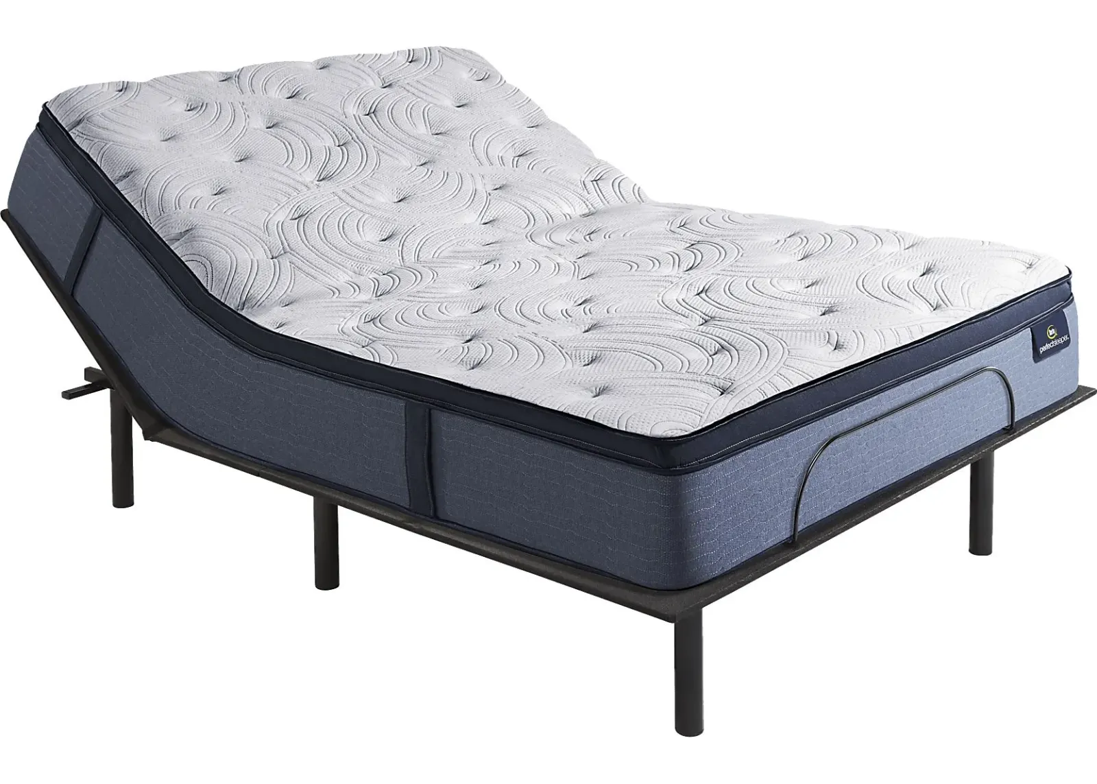 Serta Perfect Sleeper Mila Queen Mattress with Head Up Only Base