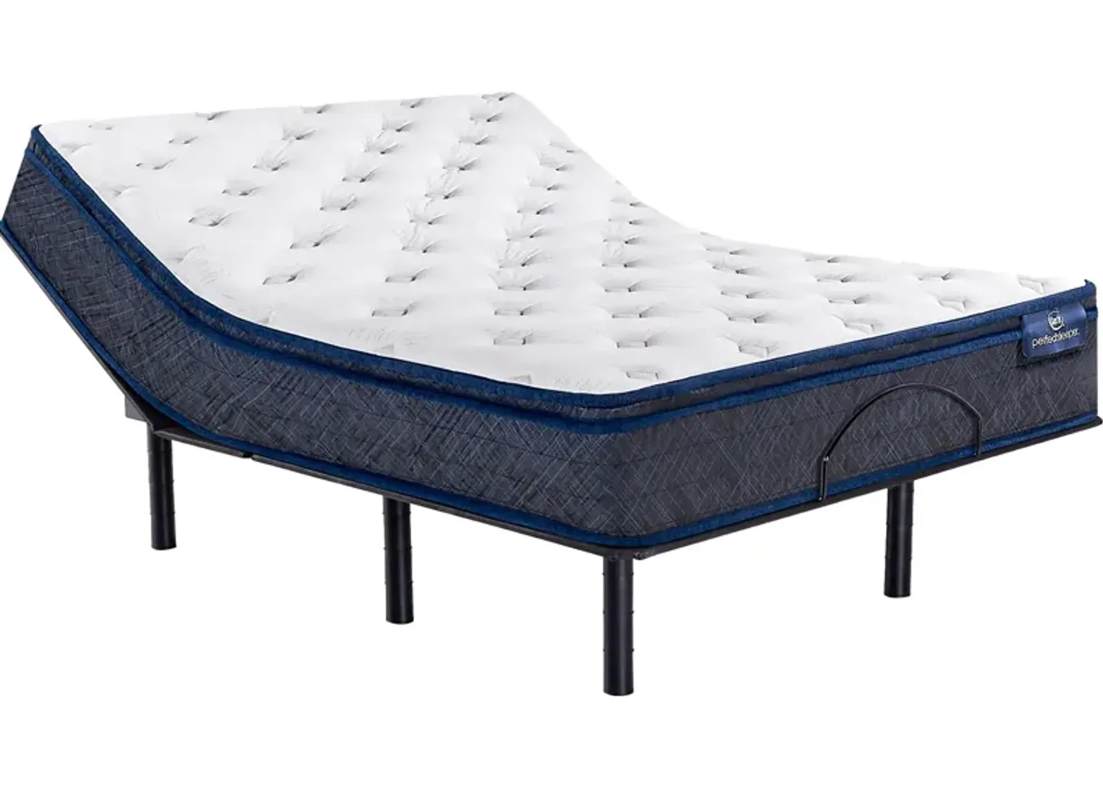 Serta Perfect Sleeper Arial Cove Queen Mattress with Head Up Only Base