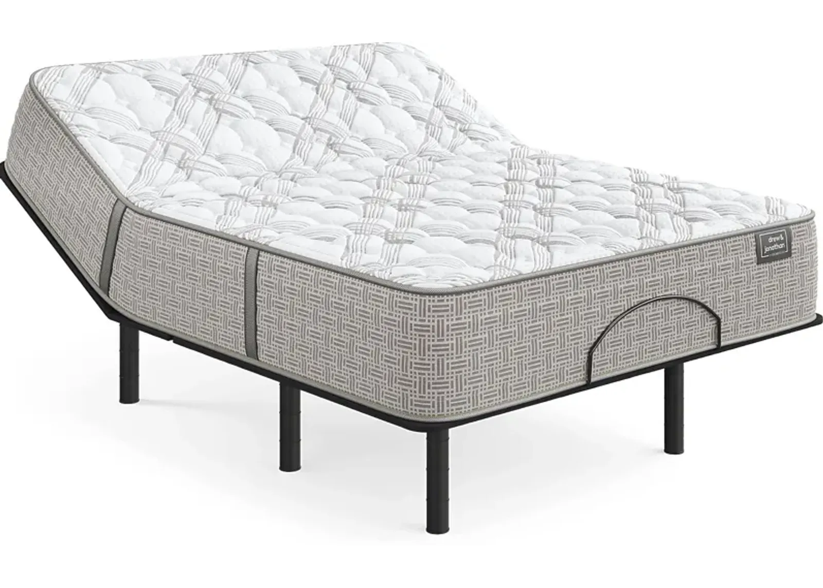 Drew & Jonathan Capertee Queen Mattress with Head Up Only Base