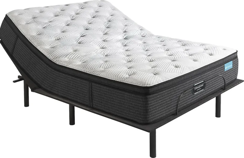Beautyrest Harmony Reef Bay Queen Mattress with Head Up Only Base