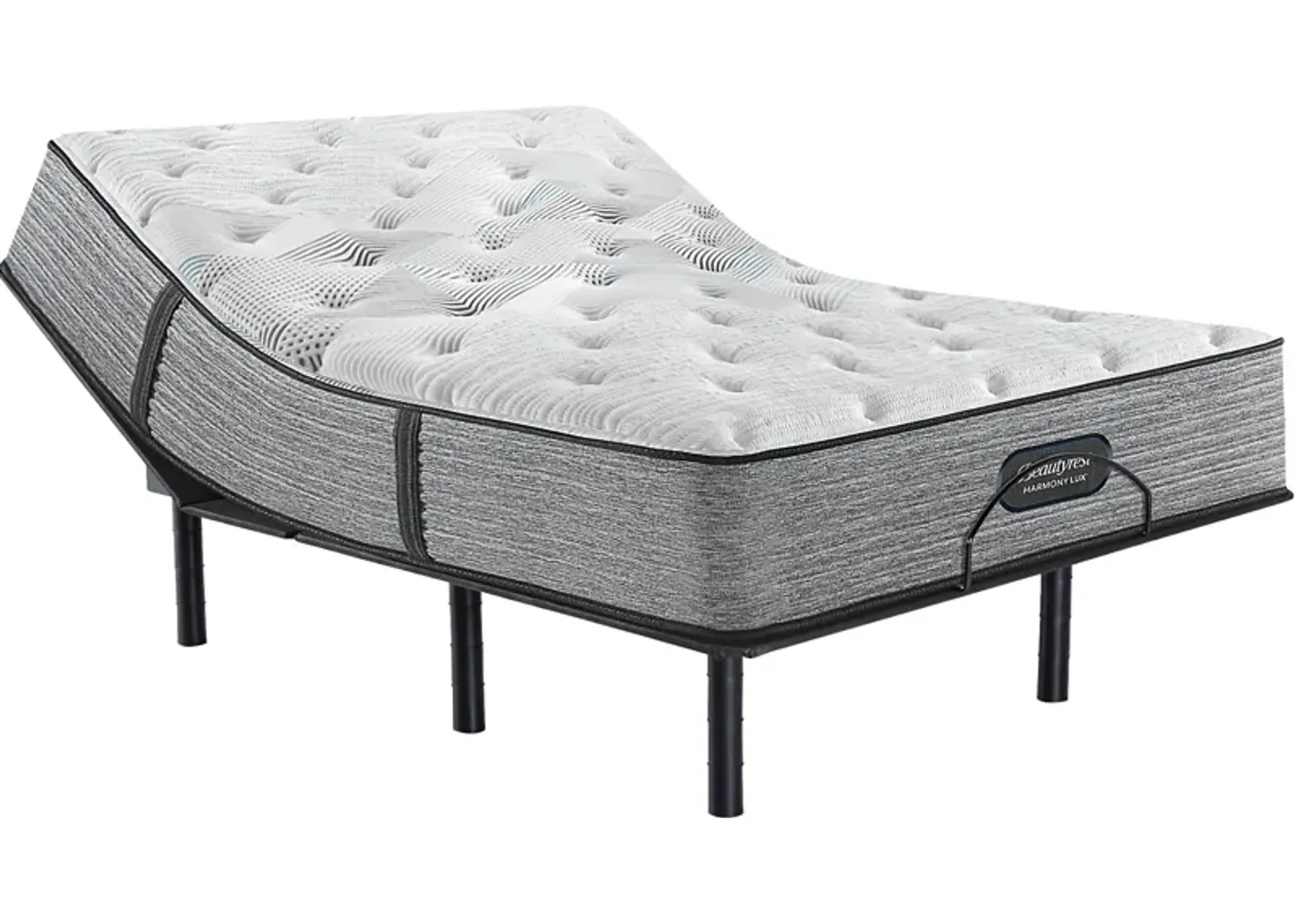 Beautyrest Harmony Lux Medium Queen Mattress with Head Up Only Base