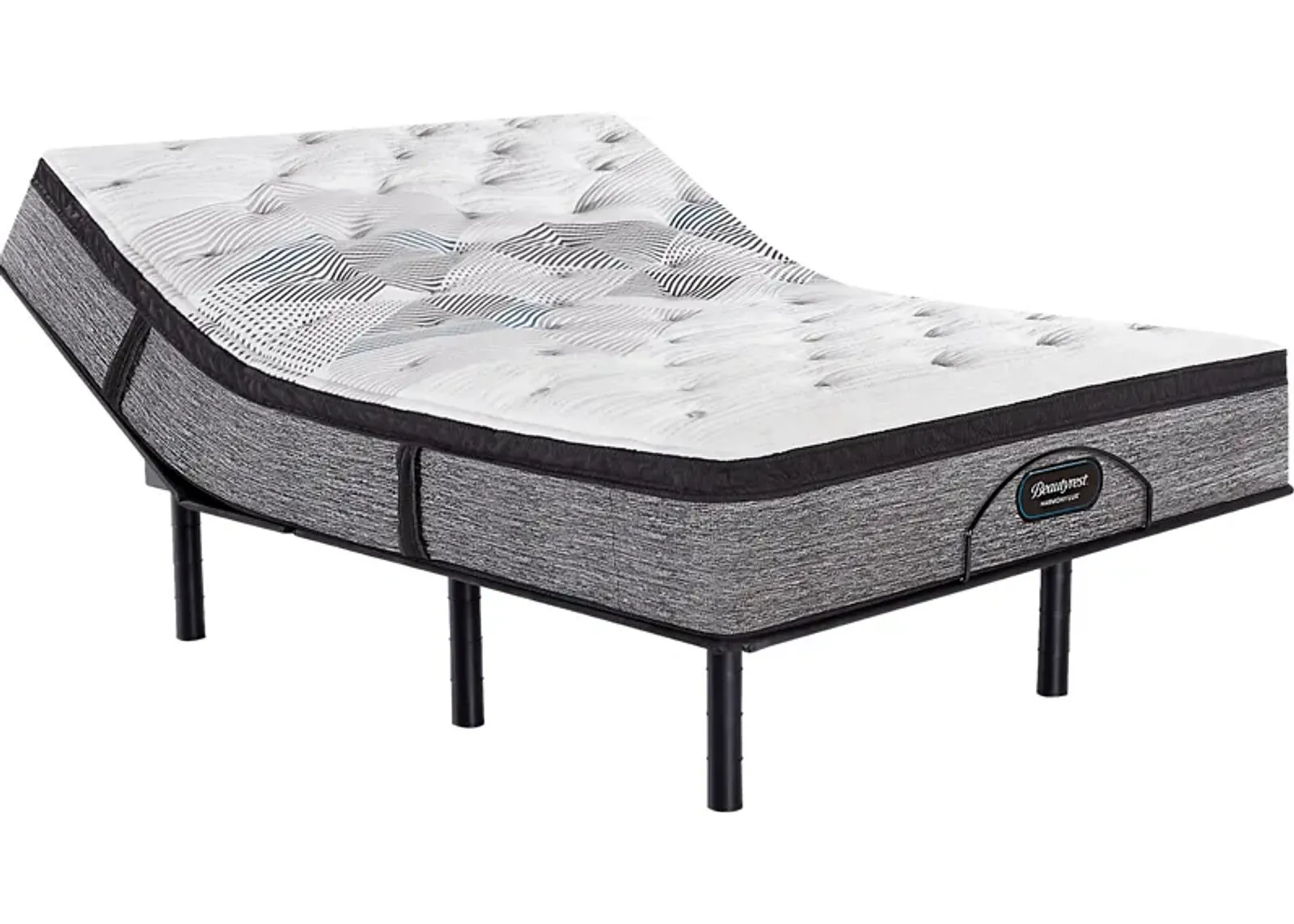 Beautyrest Harmony Lux Medium Pillowtop Queen Mattress with Head Up Only Base