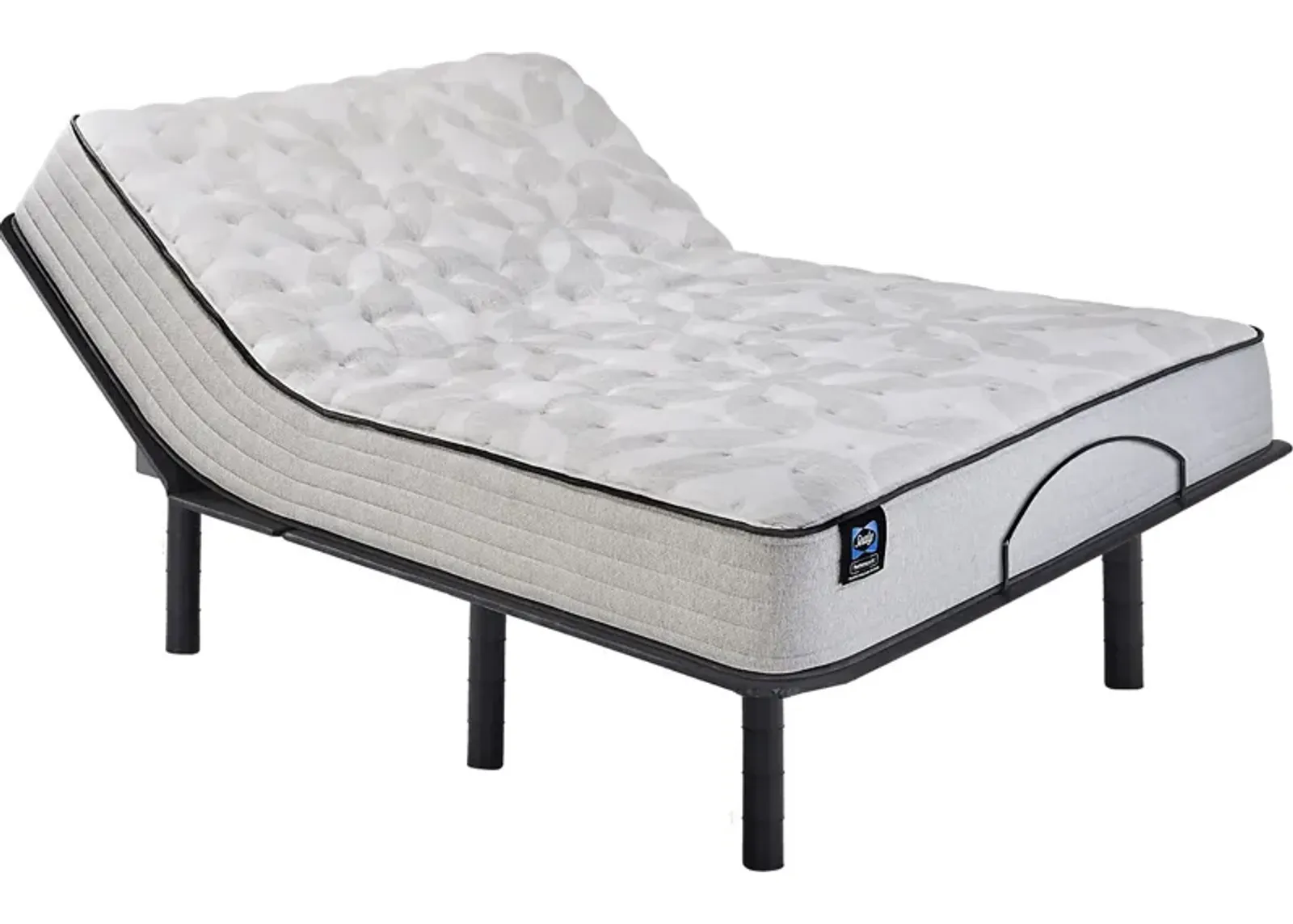 Sealy Posturepedic Beaufort Queen Mattress with Head Up Only Base