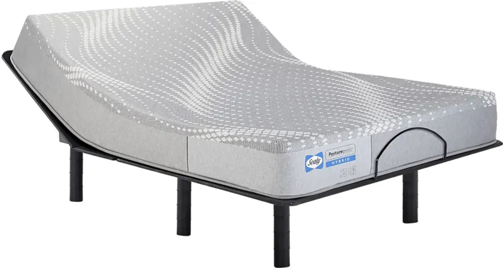 Sealy Posturepedic Elder Creek Queen Mattress with Head Up Only Base