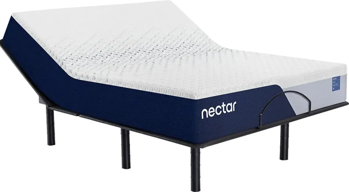 Nectar 5.1 Classic Queen Mattress with Head Up Only Base