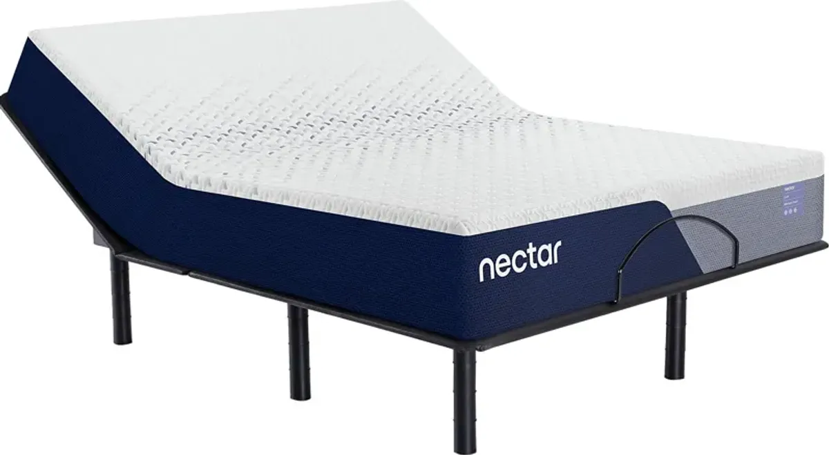 Nectar 5.1 Premier Queen Mattress with Head Up Only Base