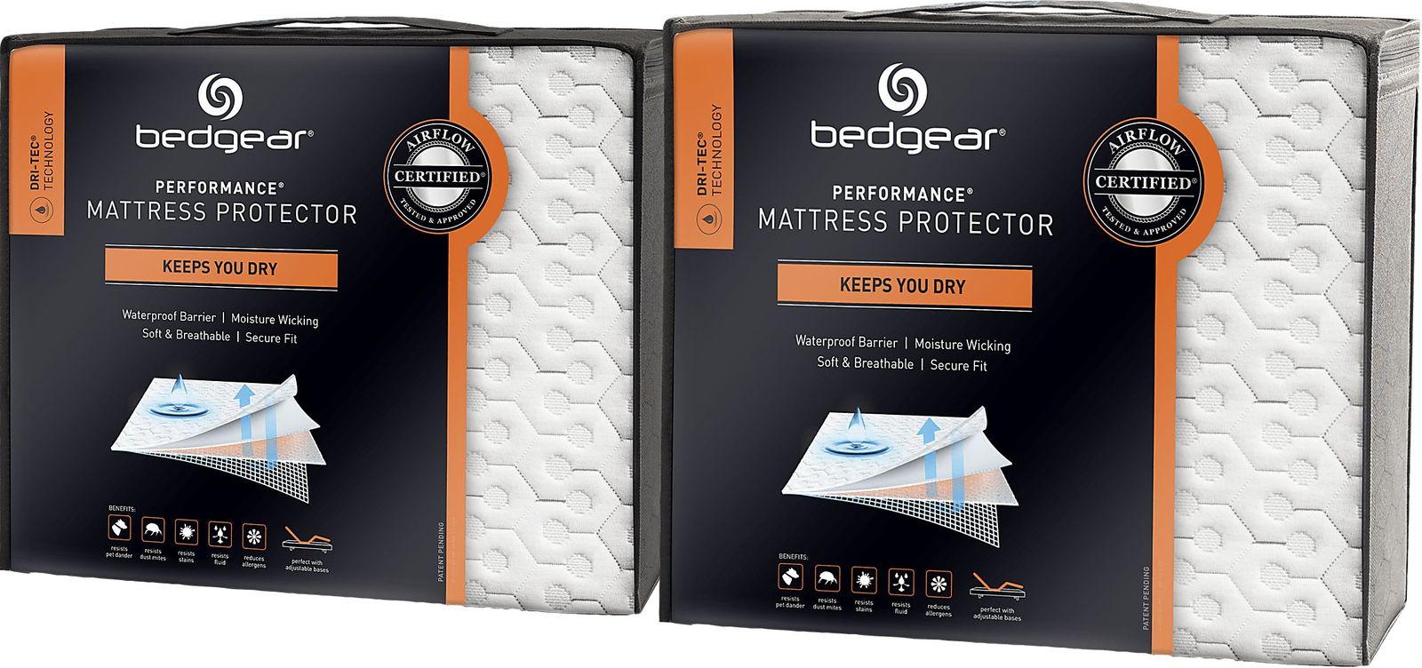 Bedgear Dri-Tec King Mattress Protector Bundle