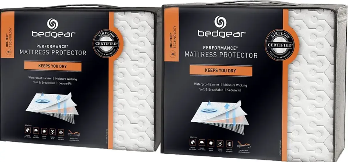 Bedgear Dri-Tec Twin/Full Mattress Protector Bundle