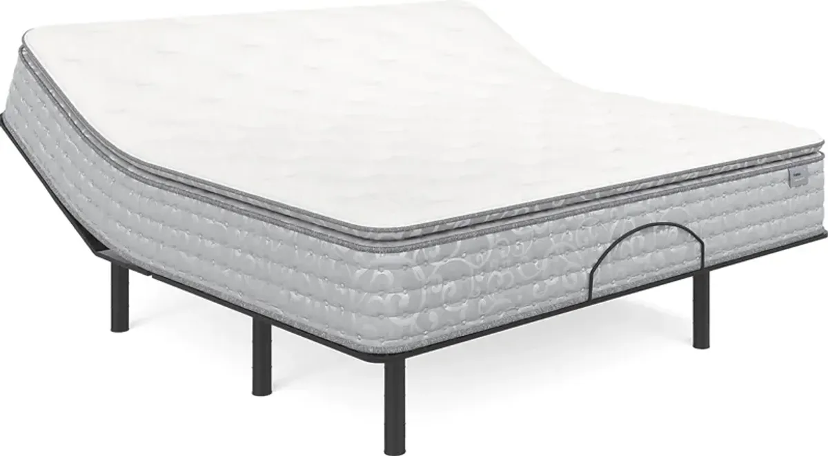 Therapedic Darlington King Mattress with Head Up Only Base