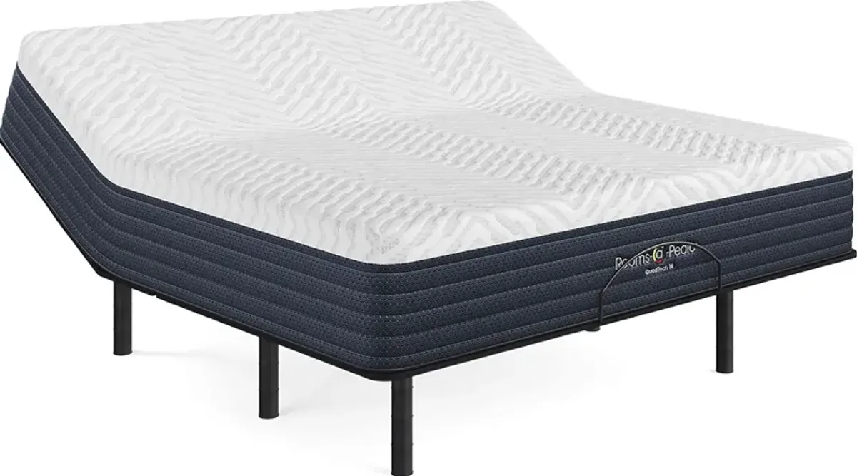 Rooms-a-Pedic QuadTech 14 King Mattress with Head Up Only Base