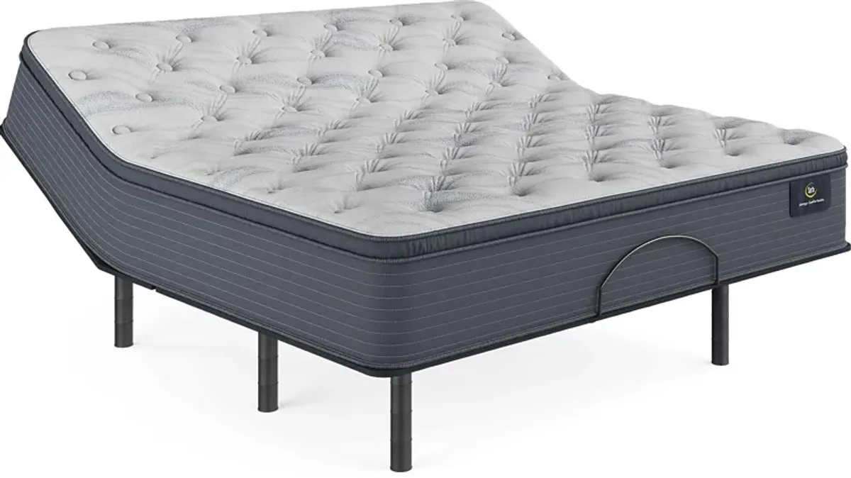 Serta Luxe Edition Adria Coast King Mattress with Head Up Only Base