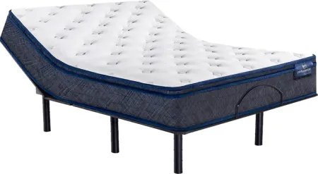 Serta Perfect Sleeper Arial Cove King Mattress with Head Up Only Base
