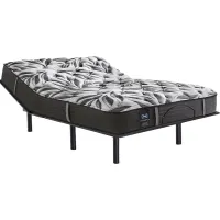 Sealy Posturepedic Plus Colliford King Mattress with Head Up Only Base