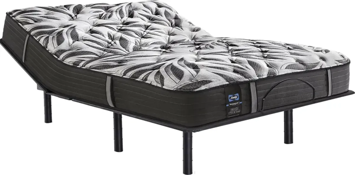 Sealy Posturepedic Plus Colliford King Mattress with Head Up Only Base