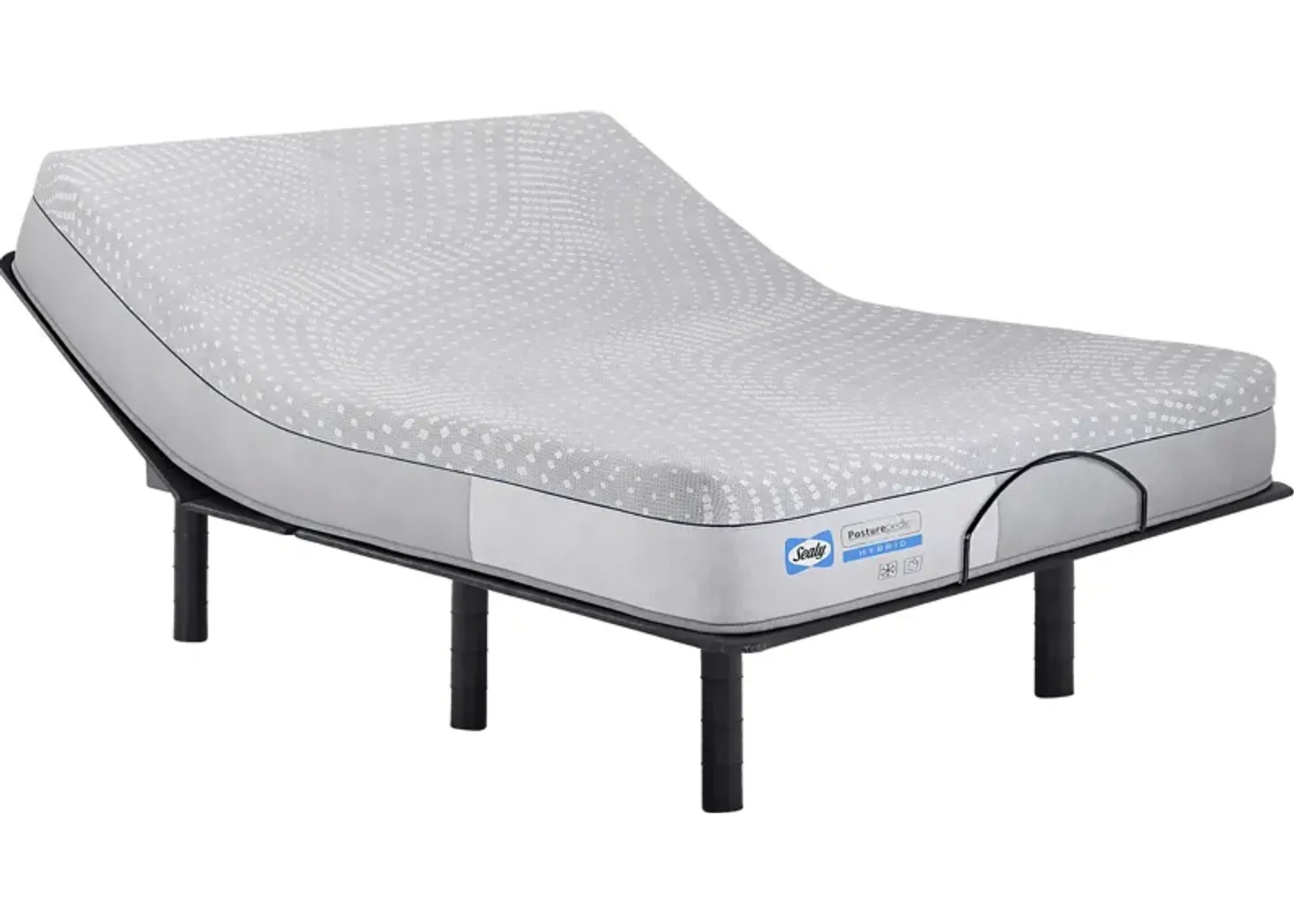 Sealy Posturepedic Valley Road King Mattress with Head Up Only Base