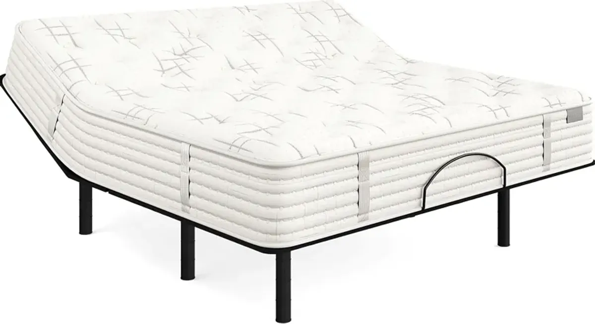 Aireloom Carmel King Mattress Set with Head Up Only Base