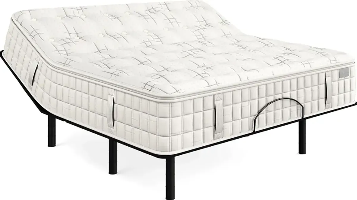 Aireloom Topanga Canyon King Mattress Set with Head Up Only Base