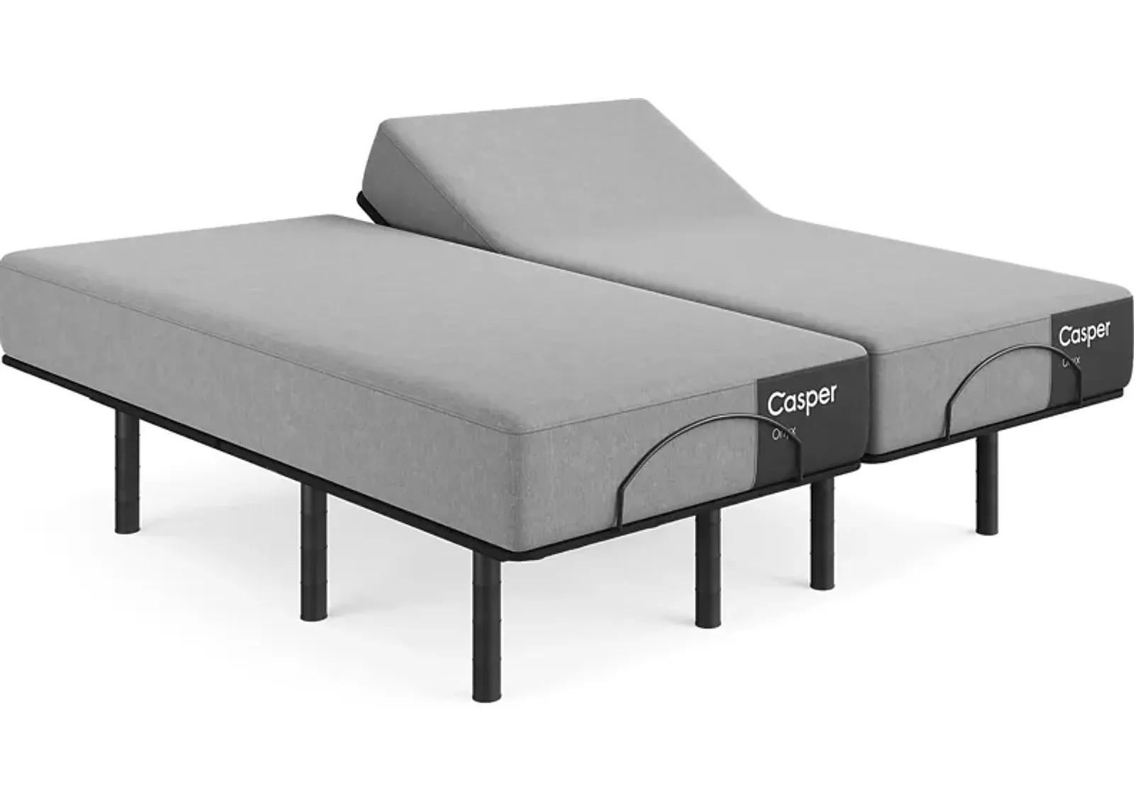 Casper Onyx 2.0 Split King Mattress with Head Up Only Base