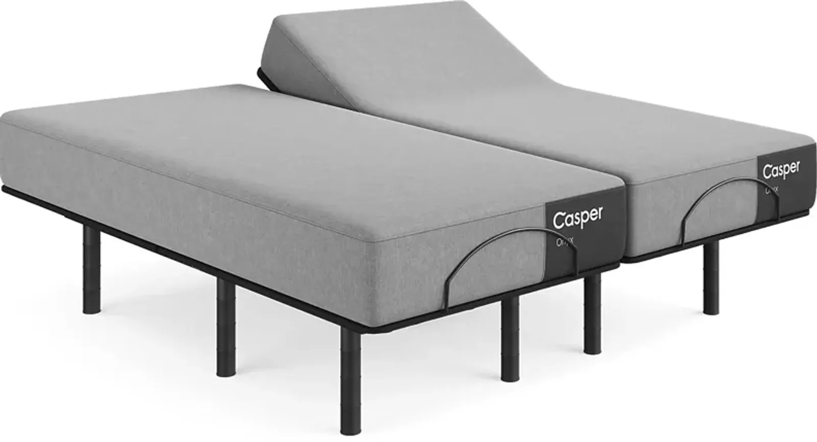 Casper Onyx 2.0 Split King Mattress with Head Up Only Base