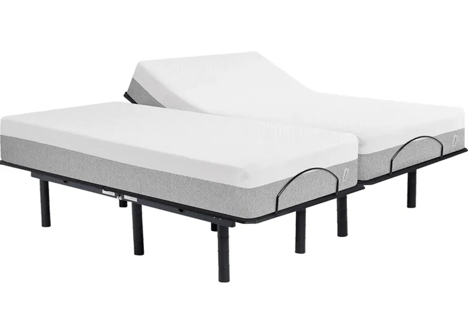 Tuft & Needle TN1 Split King Mattress Set with Head Up Only Base