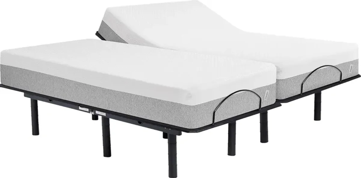 Tuft & Needle TN1 Split King Mattress Set with Head Up Only Base