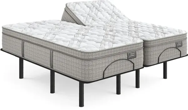 Drew & Jonathan Ruby Ranch Split King Mattress with Head Up Only Base