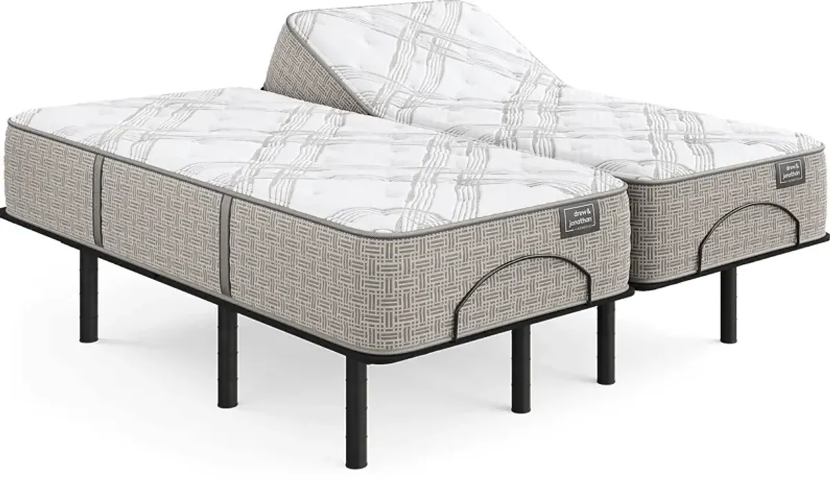 Drew & Jonathan Westwater Split King Mattress with Head Up Only Base